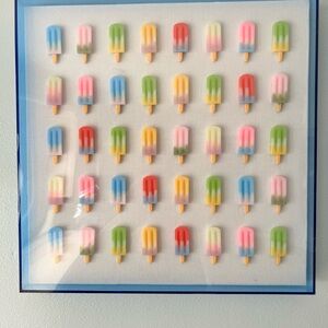 Colorful Popsicle Wall Art
